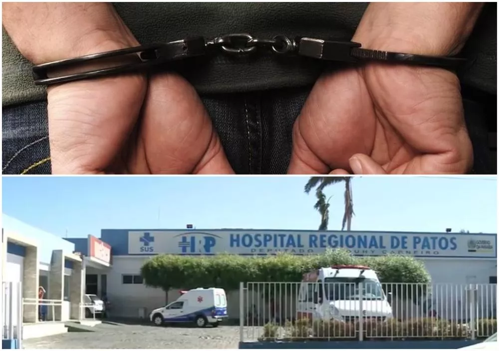 Polícia Militar cumpre mandado de prisão no Hospital Regional de Patos