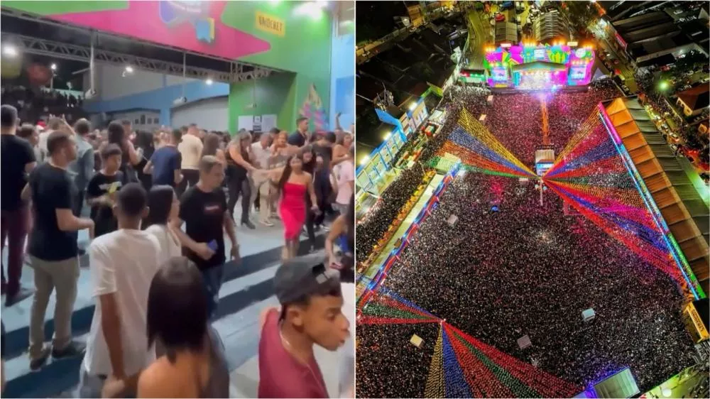 Portões fechados, invasão e tumulto marcam noite no Parque do Povo neste sábado (08), em Campina Grande; veja vídeo