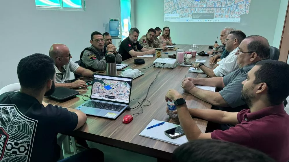 PM, órgãos de segurança e entes municipais se reúnem para planejamento do São João de Santa Luzia 2024