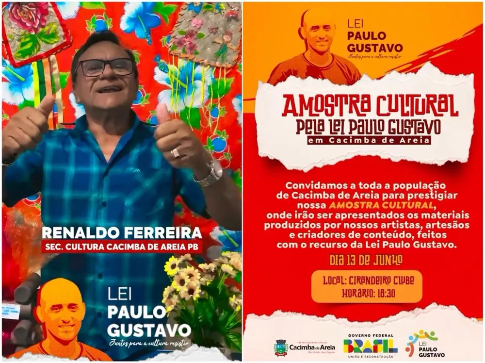 Acontece nesta quinta-feira a amostra cultural em Cacimba de Areia-PB