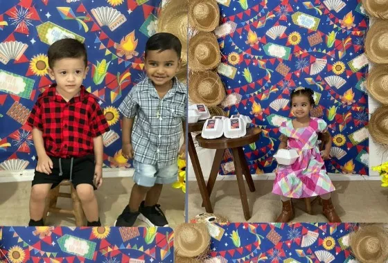 Festejos Juninos no Criança Feliz de Cacimba de Areia-PB