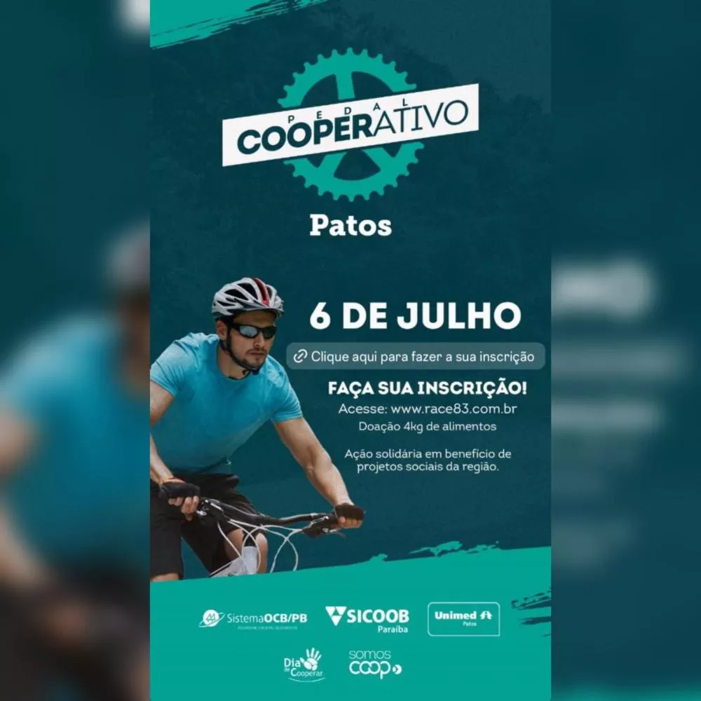 Sicoob Patos promove segunda edição do Pedal Cooperativo em julho; veja como participar