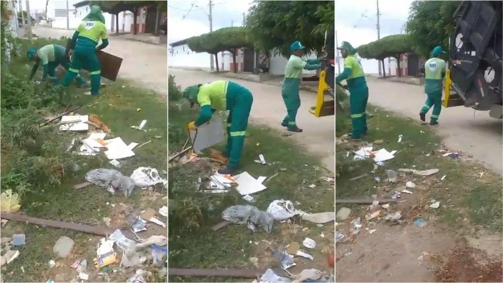 Prefeitura de Patos atende demanda de limpeza na Rua Anatildes Lucena após denúncia de moradores ao Patos Online