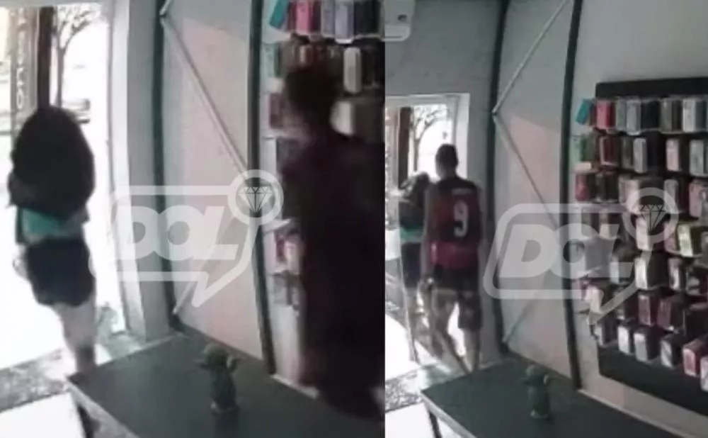 Loja de celulares é arrombada no Centro de Itaporanga (PB); veja vídeo
