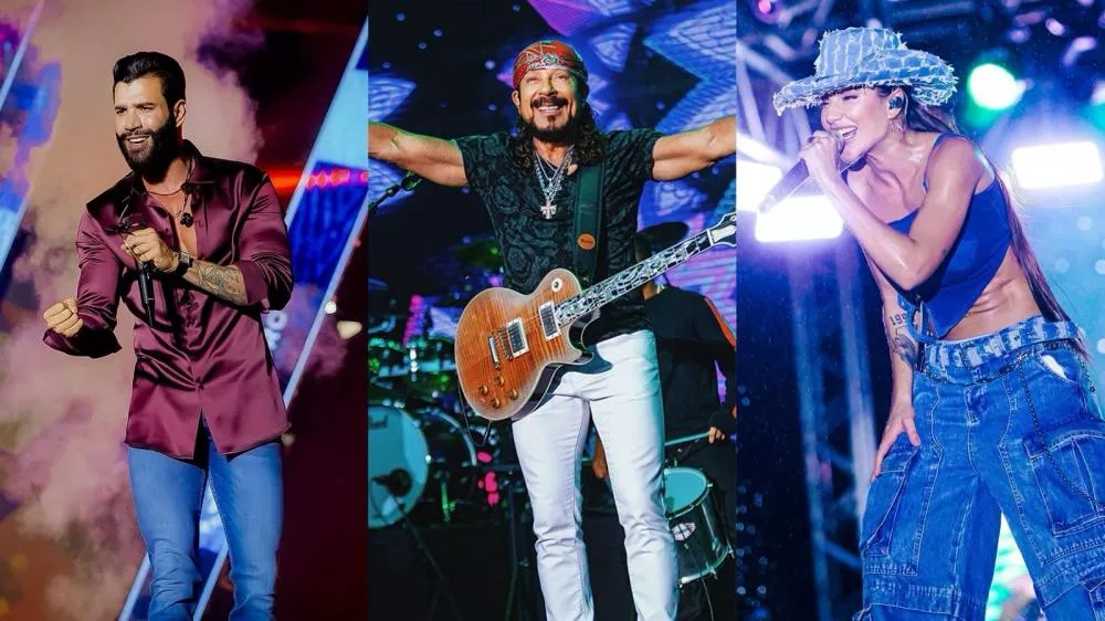 Noite do embaixador: Gusttavo Lima, Bell Marques e Michele Andrade animam o segundo dia do São João de Patos 2024