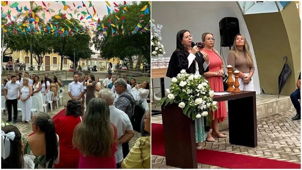 Prefeitura de Patos realizou tradicional casamento comunitário na abertura do São João da Gente