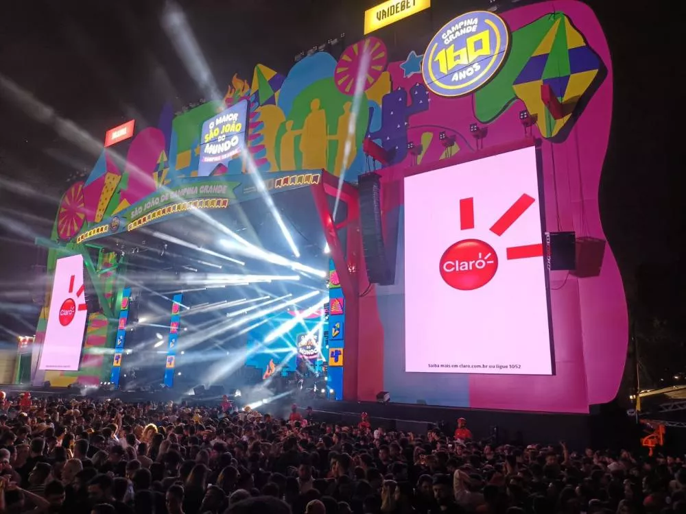 Claro patrocina o São João de Campina Grande e Patos, e promove atividades de interação com o público