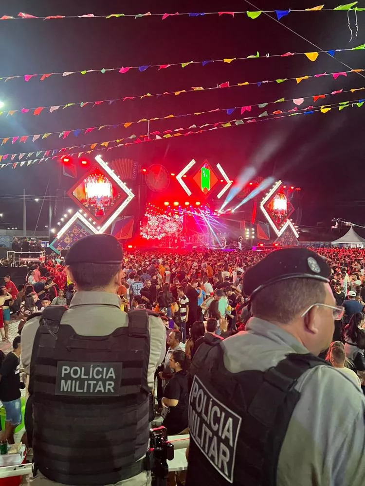 Polícia Militar e demais Forças de Segurança garantem a tranquilidade na 1ª noite do São João de Santa Luzia