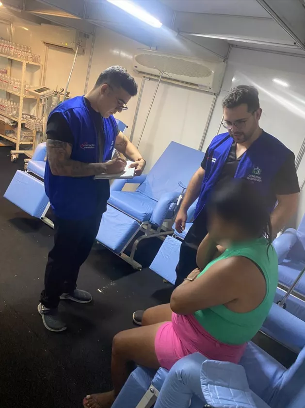 Posto Médico do Hospital de Patos atende mais de 30 pacientes no Terreiro do Forró