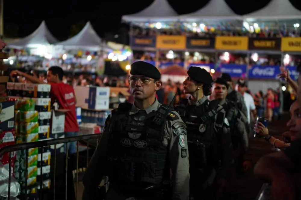 Polícia Militar e demais Forças de Segurança garantem a tranquilidade em mais uma noite do São João de Patos