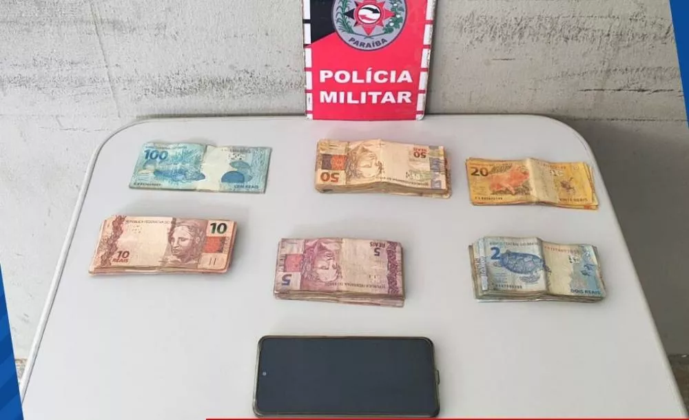 Roubo em Teixeira: Polícia recupera parte do dinheiro e detém suspeito