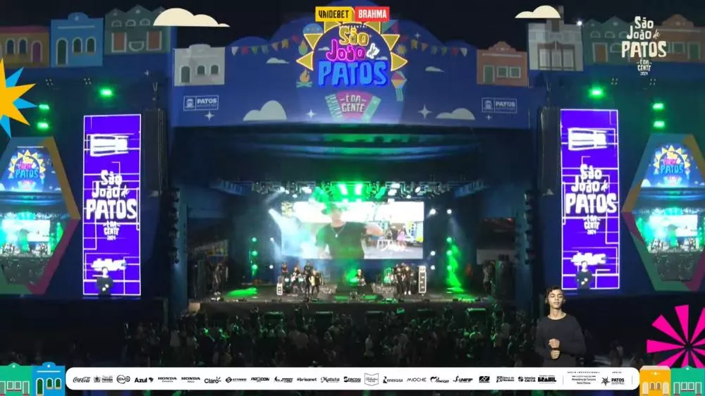 Reveja a transmissão da última noite do São João de Patos