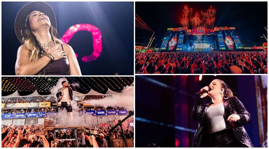 Quarta noite do São João de Patos teve muito romantismo e animação com Simone Mendes, Bizay e Felipe Amorim