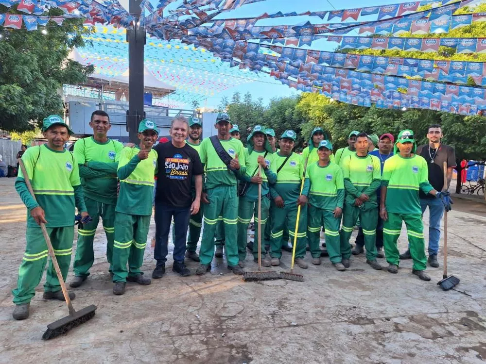 Prefeitura promove café da manhã para garis de recicláveis, encerrando oficialmente o São João de Patos 2024 