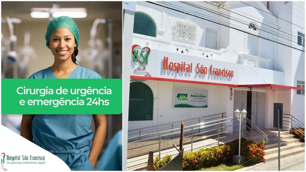 Hospital São Francisco de Patos oferece atendimento médico de alta qualidade e cirurgias de emergência 24 horas