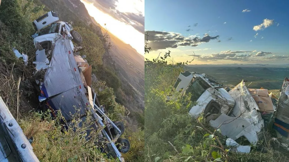 Caminhão envolvido em acidente na Serra do Teixeira vinha de Sergipe e seguia carregado com móveis, diz comandante do Corpo de Bombeiros