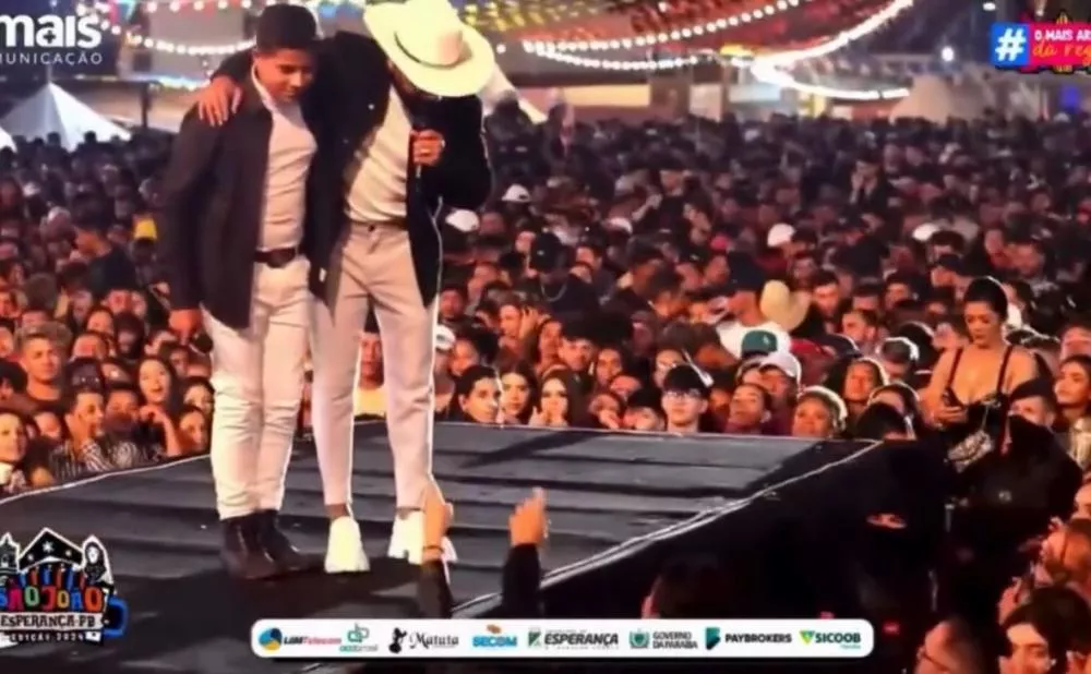 Vexame: Empresário exige que garoto agradeça prefeito por participação em show de Pablo no São João de Esperança e artista rebate