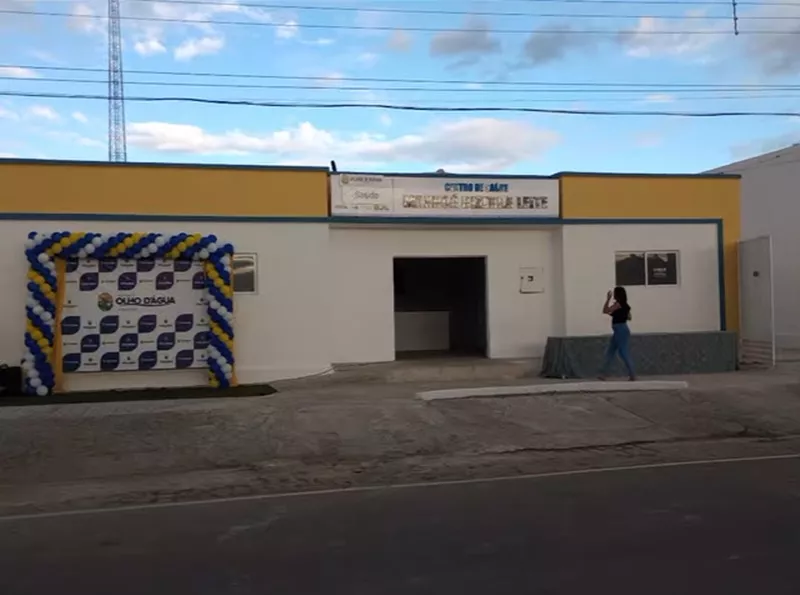 Prefeitura de Olho D'água faz entrega de centro de saúde à população