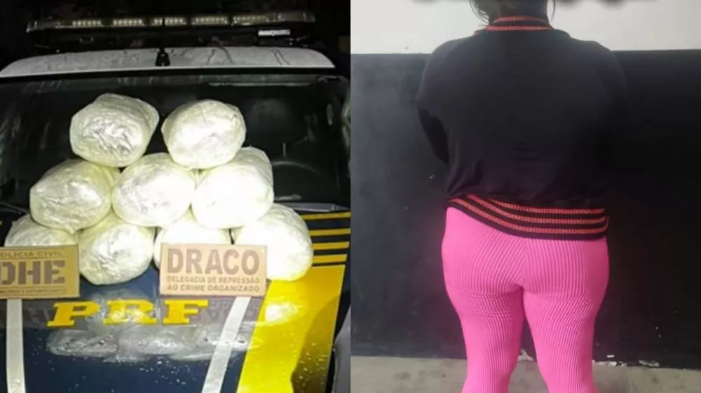 Traficante é presa com droga avaliada em R$ 300 mil que seria distribuída no Sertão da Paraíba