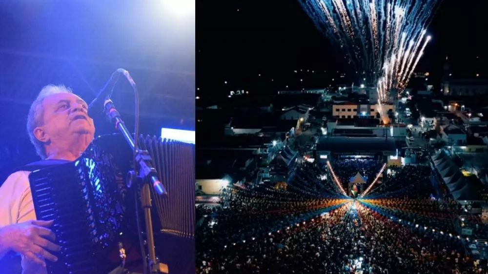 Flávio José encanta público no São Pedro de São Mamede com o autêntico forró nordestino e leva cerca de 60 mil pessoas ao Bezerrão