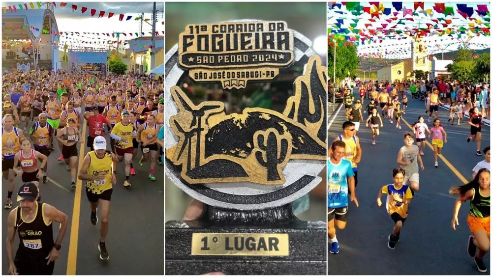 São José do Sabugi dá início às festividades juninas com a Corrida da Fogueira