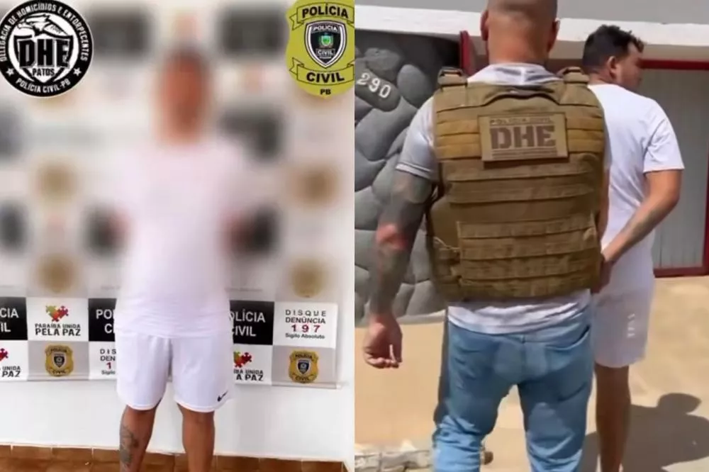 DHE cumpre mandado de prisão contra suspeito de homicídio duplamente qualificado em Patos