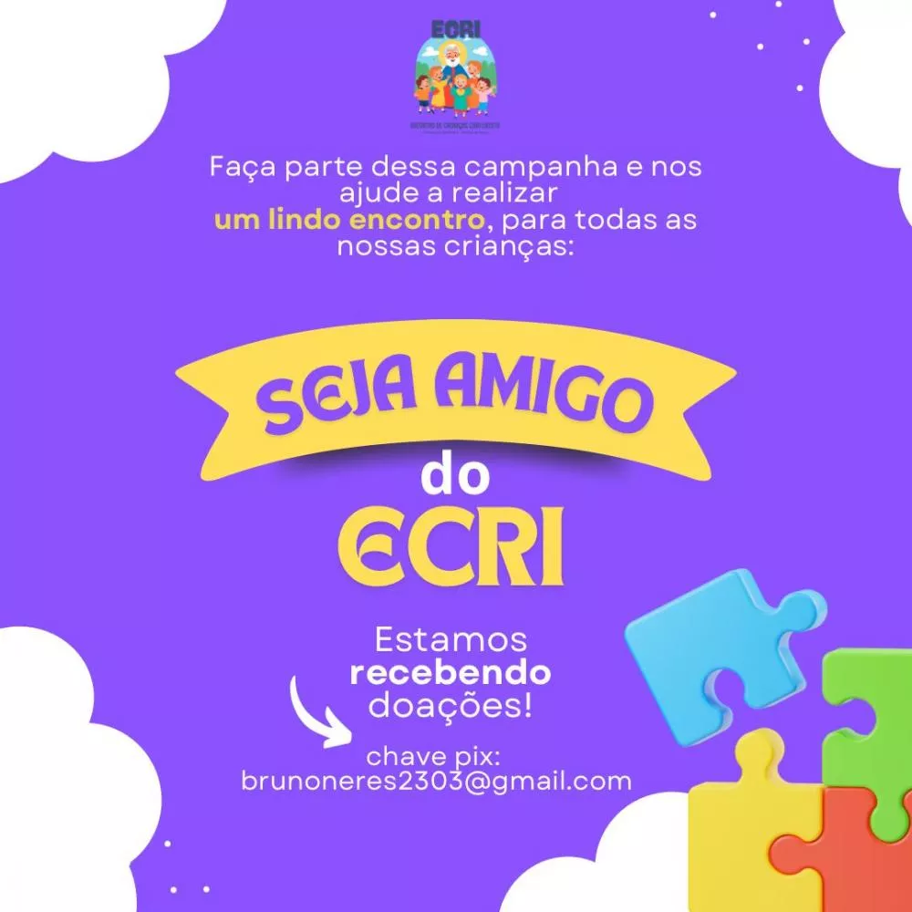Encontro de Crianças com Cristo (ECRI) da Paróquia de São Pedro busca apoio para evento inaugural em Patos-PB