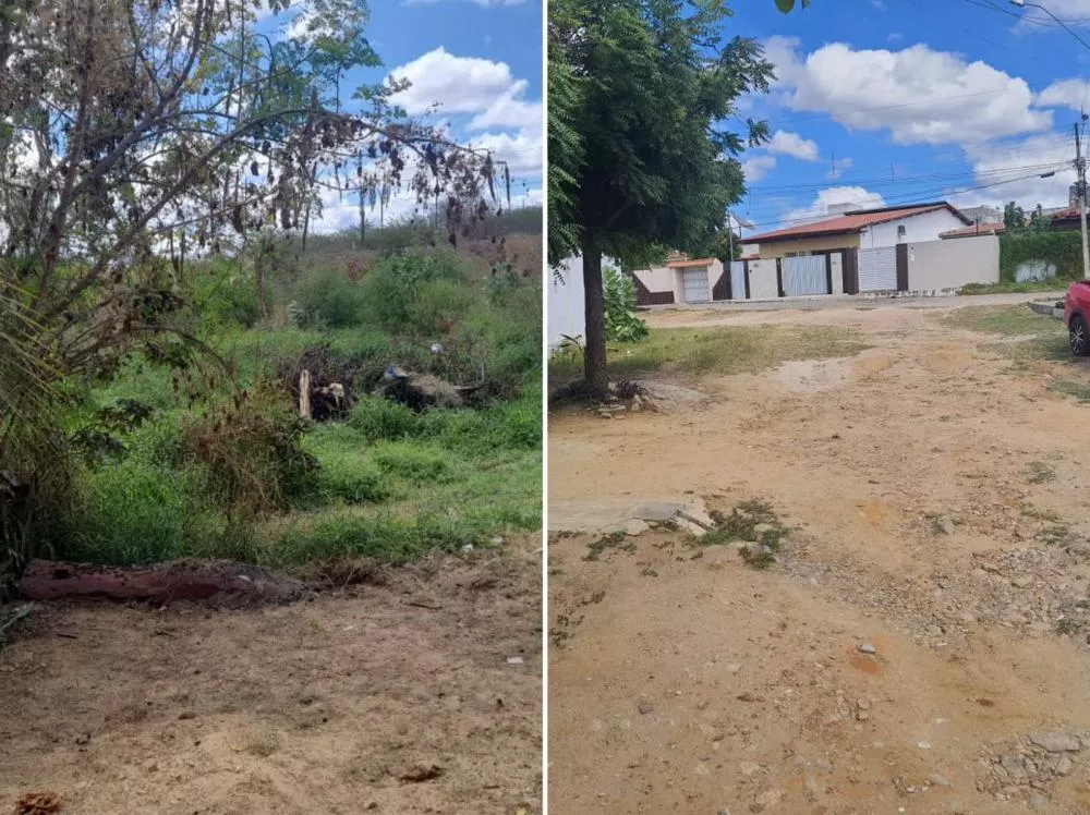 Cidadãos da Rua Anchieta Leitão Torres de Araújo fazem apelo às autoridades por limpeza e calçamento