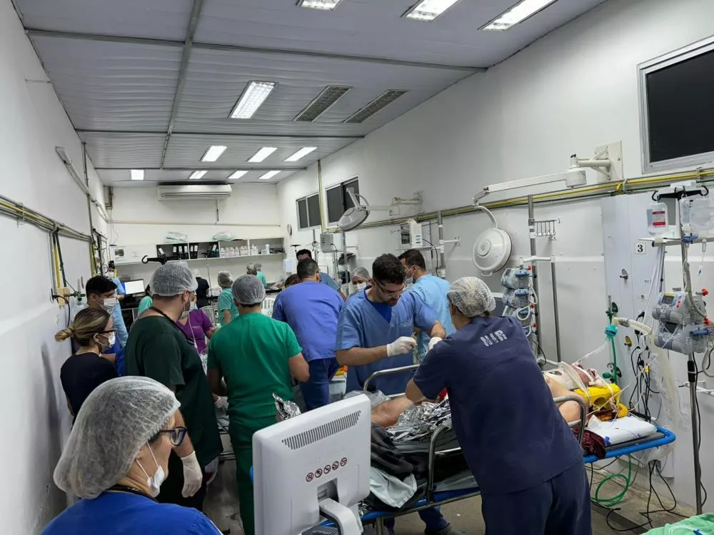 Equipe do Hospital de Patos montou plano de atendimento especial para receber as vítimas dos graves sinistros de trânsito no Sertão