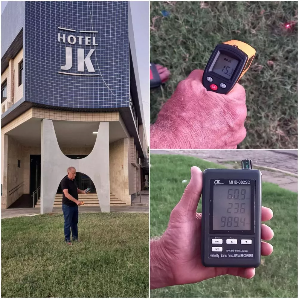 Meteorologista Mário Leitão compara temperaturas e observa importância de áreas verdes em Patos