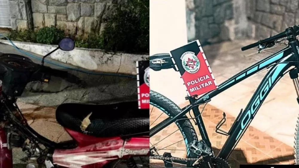 Sargento Marcelo, do ROTAM, fala sobre prisões e apreensão referentes aos furtos de uma motoneta e de uma bicicleta neste final de semana