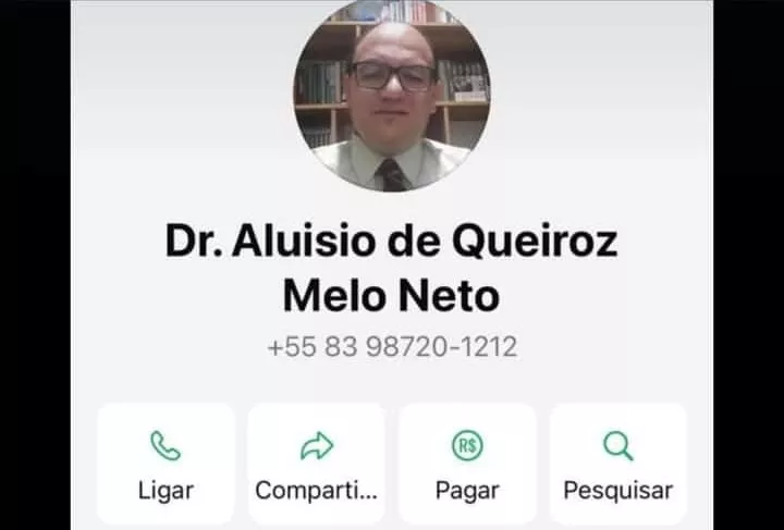 Advogado patoense alerta para tentativa de golpe via WhatsApp envolvendo seu nome