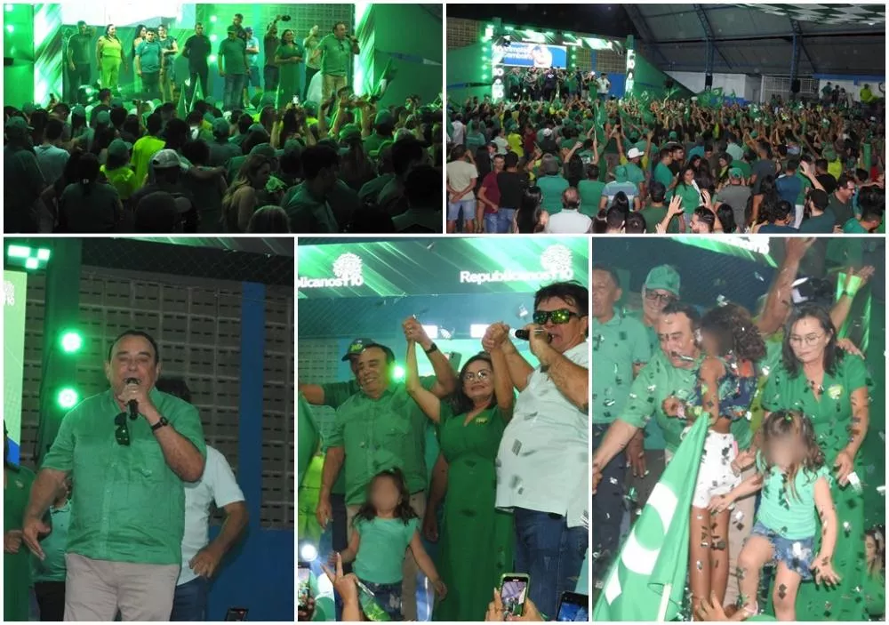 Nomes do prefeito Arimateia e da vice Mariinha são oficializados para a disputa à reeleição em Santa Terezinha-PB pelo Republicanos, em convenção neste sábado (03)