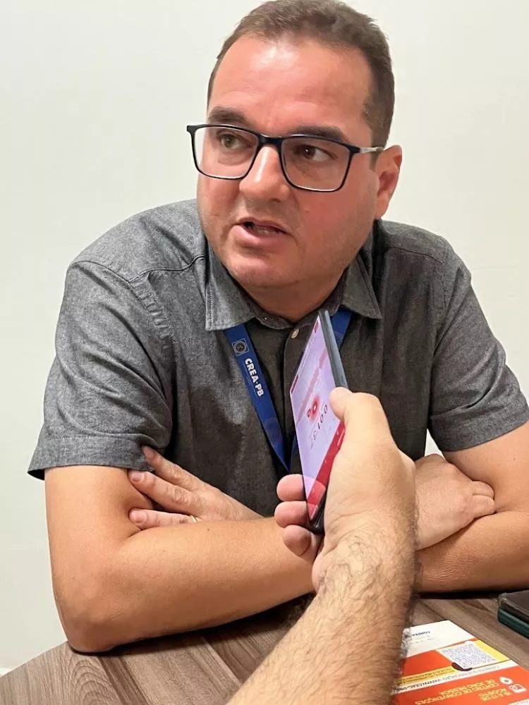 Superintendente do CREA convida profissionais e estudantes para o 1° Congresso Estadual de Engenharia, Agronomia e Geociências, que acontecerá de 15 a 17 de agosto em João Pessoa