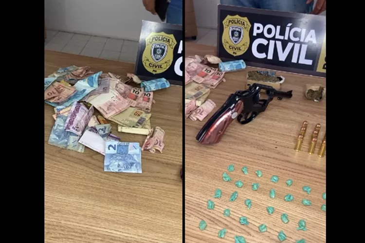 Casal é preso em Pombal sob suspeita de tráfico de drogas
