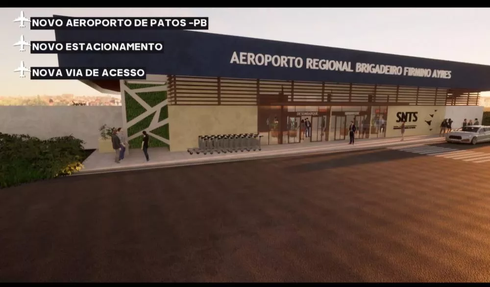 Governo autoriza obras da etapa final do Aeroporto de Patos