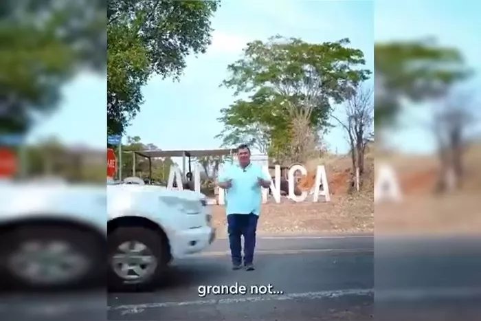 Vídeo: prefeito de cidade paulista é “atropelado” e viraliza nas redes