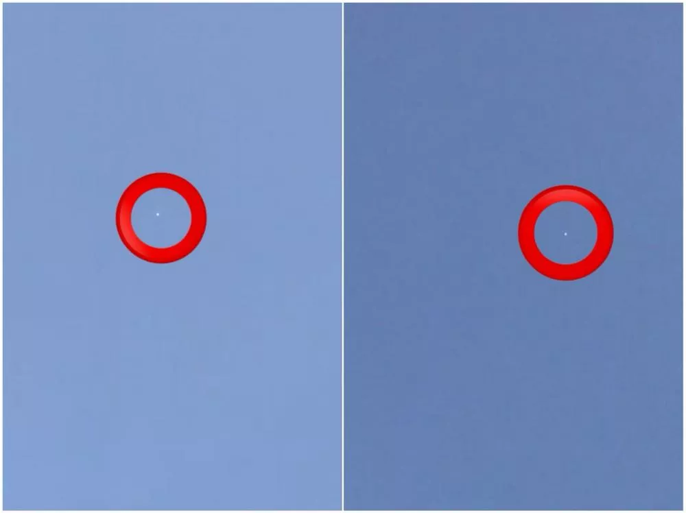 Mulher registra objeto luminoso no céu de Patos na manhã da última terça-feira (13)