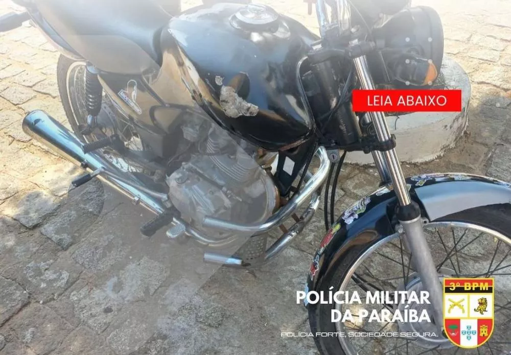 Menor de idade é levado à delegacia por conduzir motocicleta irregular em Malta-PB