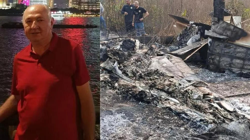 Empresário, netos e mais duas pessoas morrem após avião de pequeno porte cair no Mato Grosso