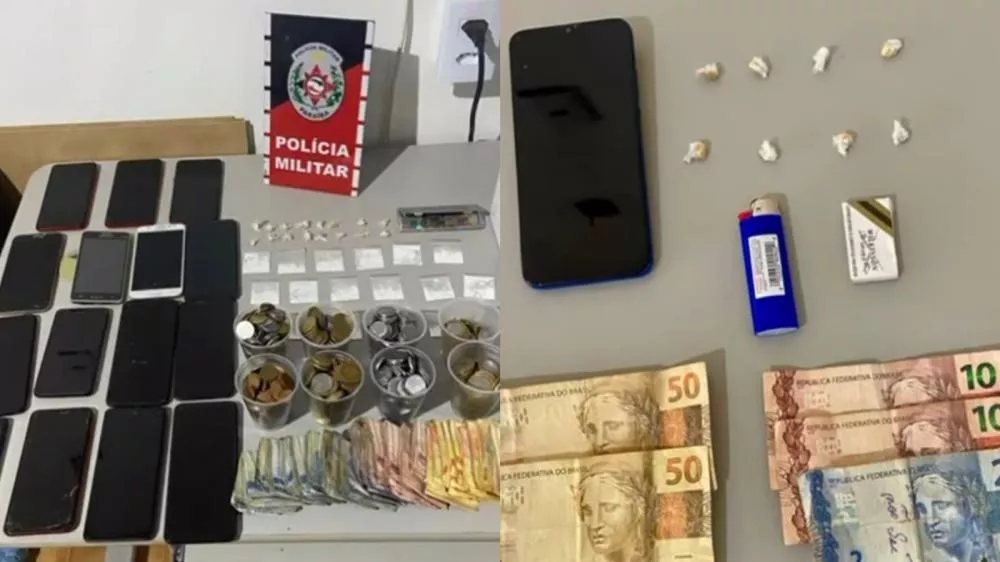 Polícia Militar prende dois homens por tráfico de drogas em Patos-PB e apreende cerca de 15 celulares