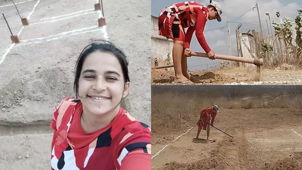 Em Santa Terezinha, mãe de três filhos luta para construir moradia simples e pede ajuda solidária