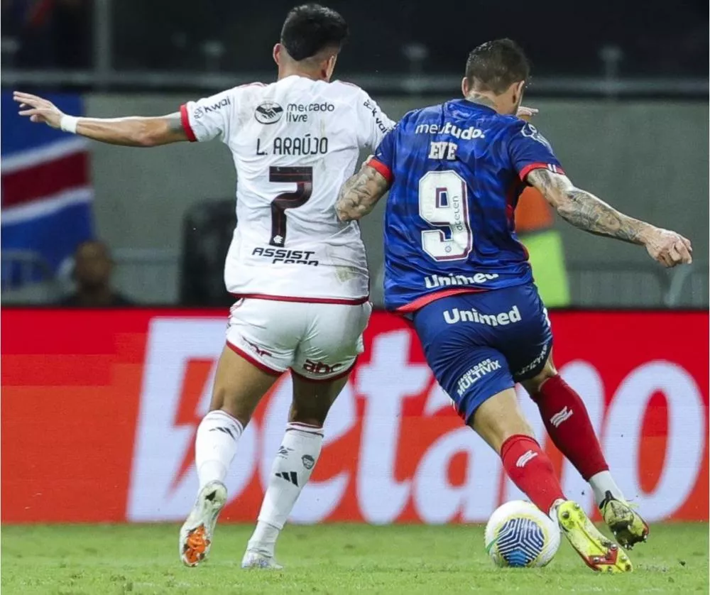 Bruno Henrique decide, Flamengo larga na frente do Bahia na Copa do Brasil e volta a castigar Rogério Ceni