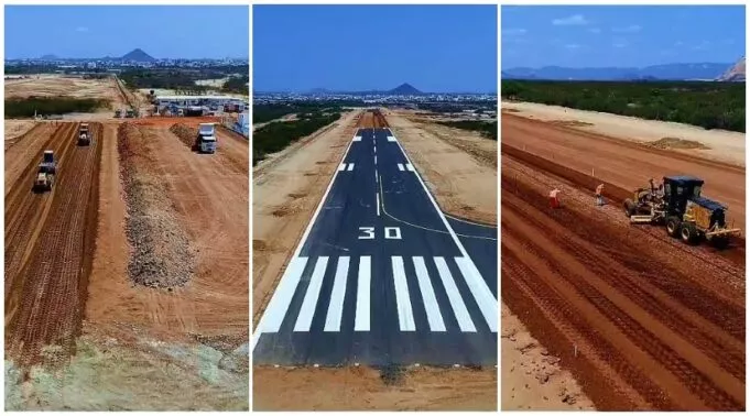 Com investimento de R$ 35 milhões, obras do Aeroporto de Patos seguem em ritmo avançado; veja vídeo
