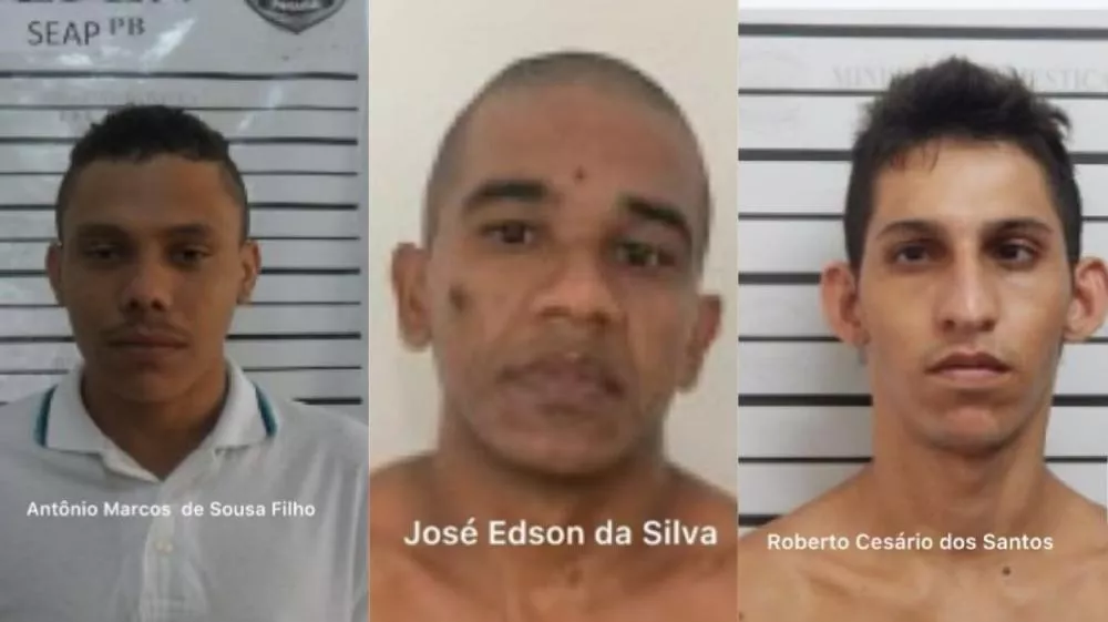 Três detentos fogem do Presídio Padrão Regional de Cajazeiras na madrugada desta segunda-feira (02)