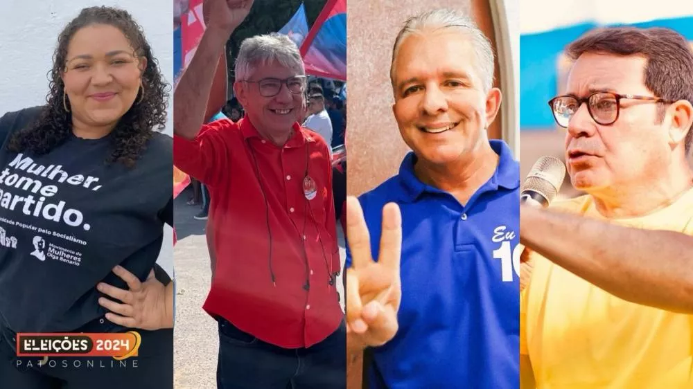 Confira a agenda dos quatro candidatos a prefeito de Patos para esta sexta-feira, 06 de setembro