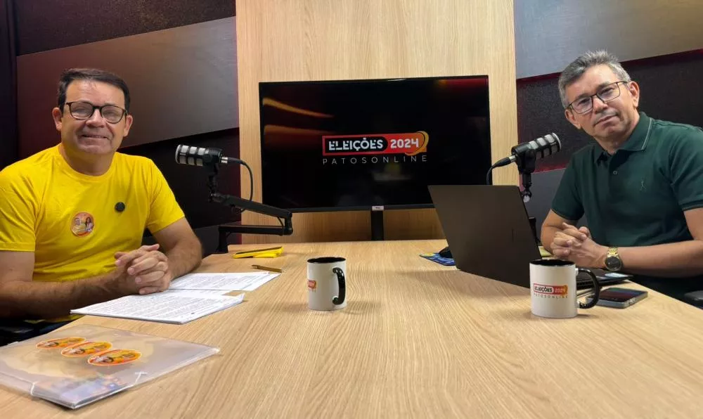 Reveja a entrevisa com Ramonilson Alves, candidato a prefeito de Patos