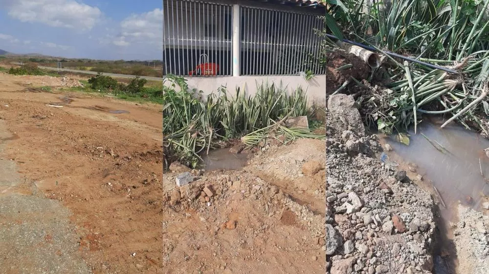 Moradora do distrito de Santa Gertrudes reclama de problemas com obra de esgoto; gestão se pronuncia