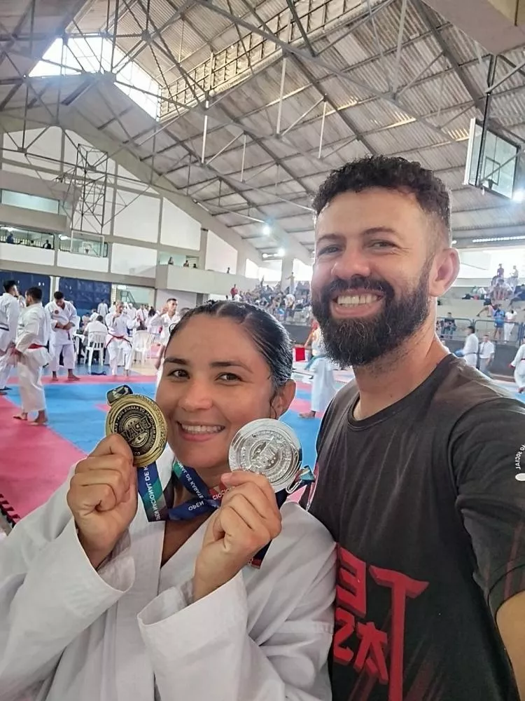 Aluna de Projeto de Extensão da UEPB Campus VII Patos conquista medalhas no Open Nacional de Karate