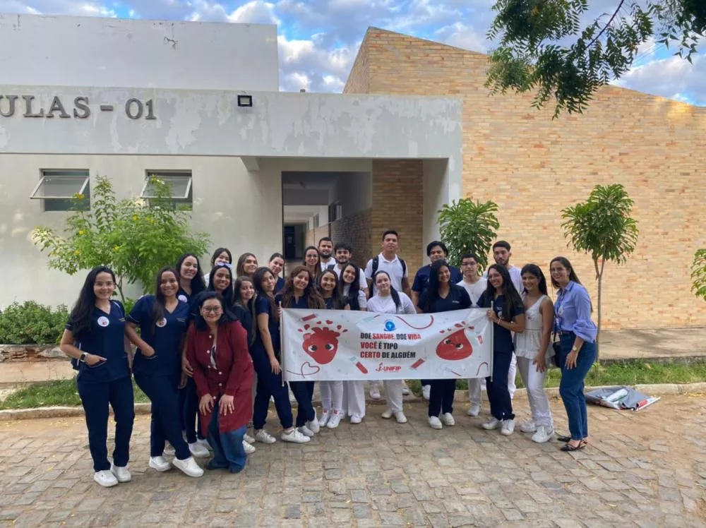 Projeto "Doe Sangue, Doe Vida", de alunos do UNIFIP, se destaca com ações para aumentar número de doadores em Patos-PB